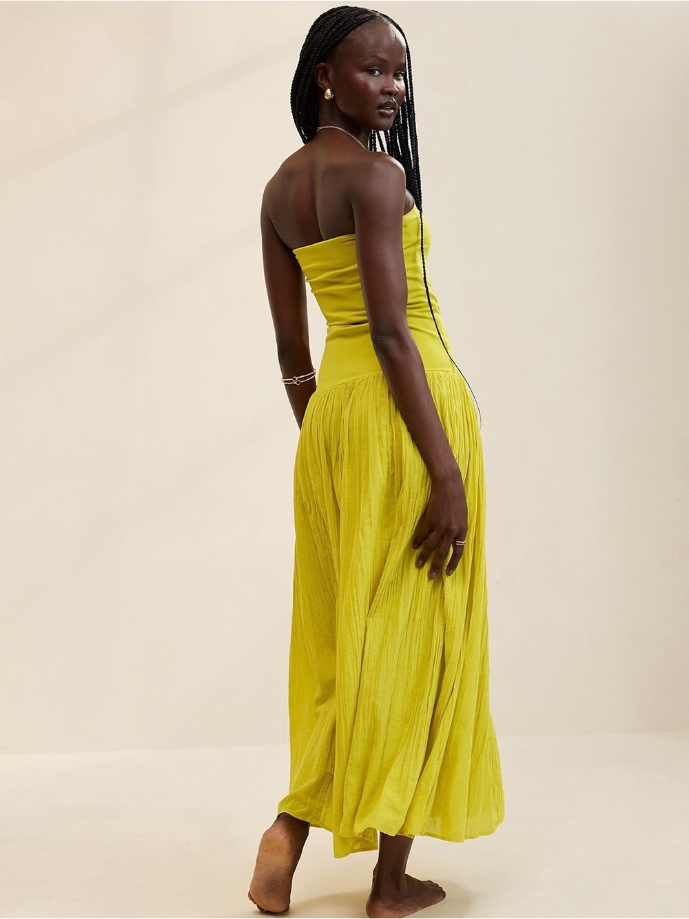 Aerie At the Barre Convertible Maxi Dress/Skirt Cottonblend